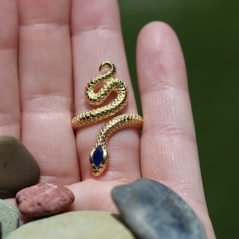 Golden Serpent Ring – Statements Boutique